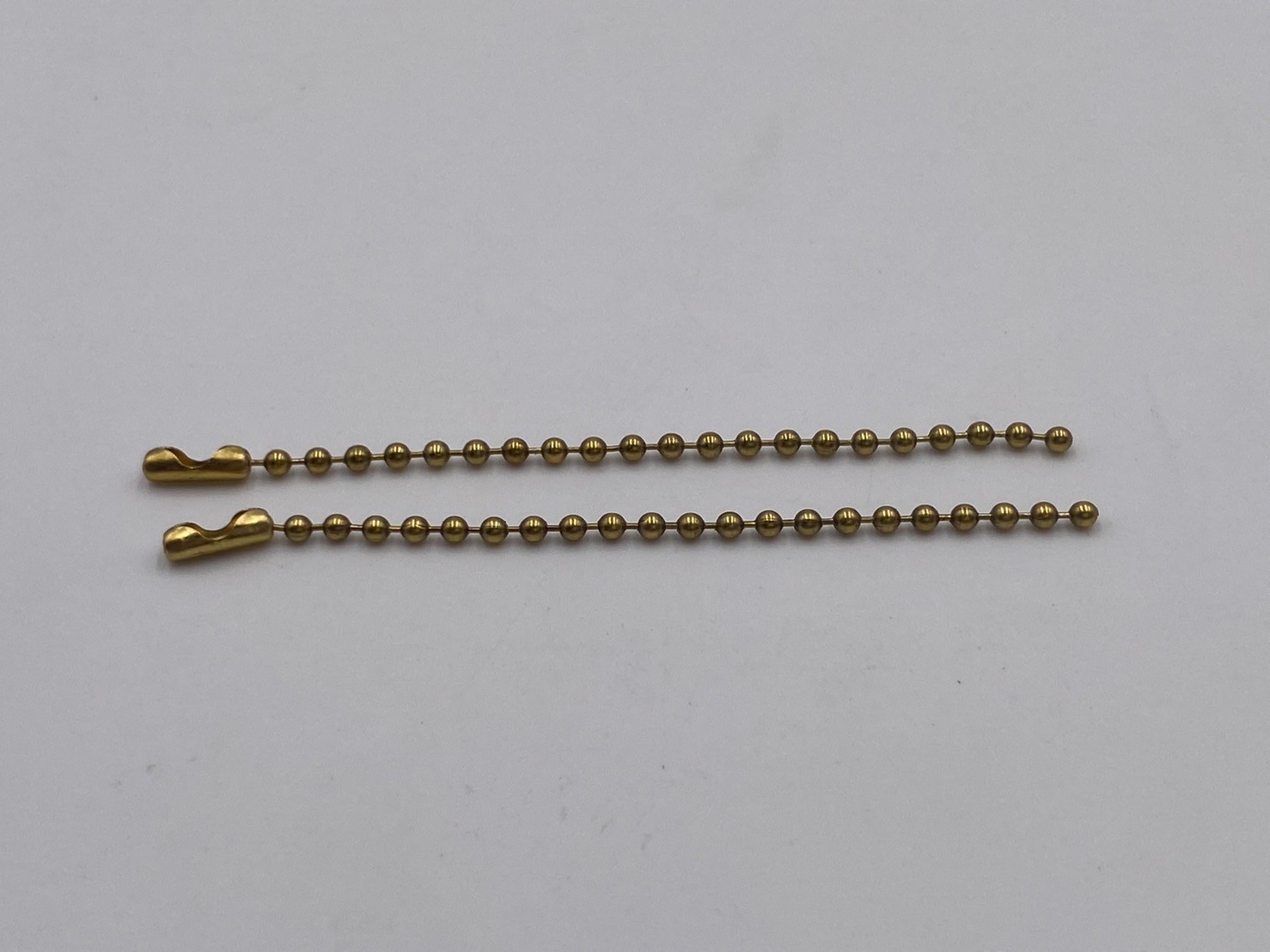2.4銅珠鍊含頭8cm 胚