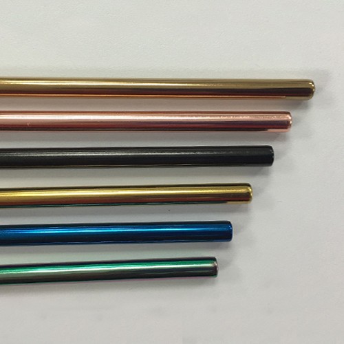 環保彩色吸管 316彩色吸管 彩色不鏽鋼吸管 SGS認證 品質佳 不鏽鋼彩色吸管 批發供應